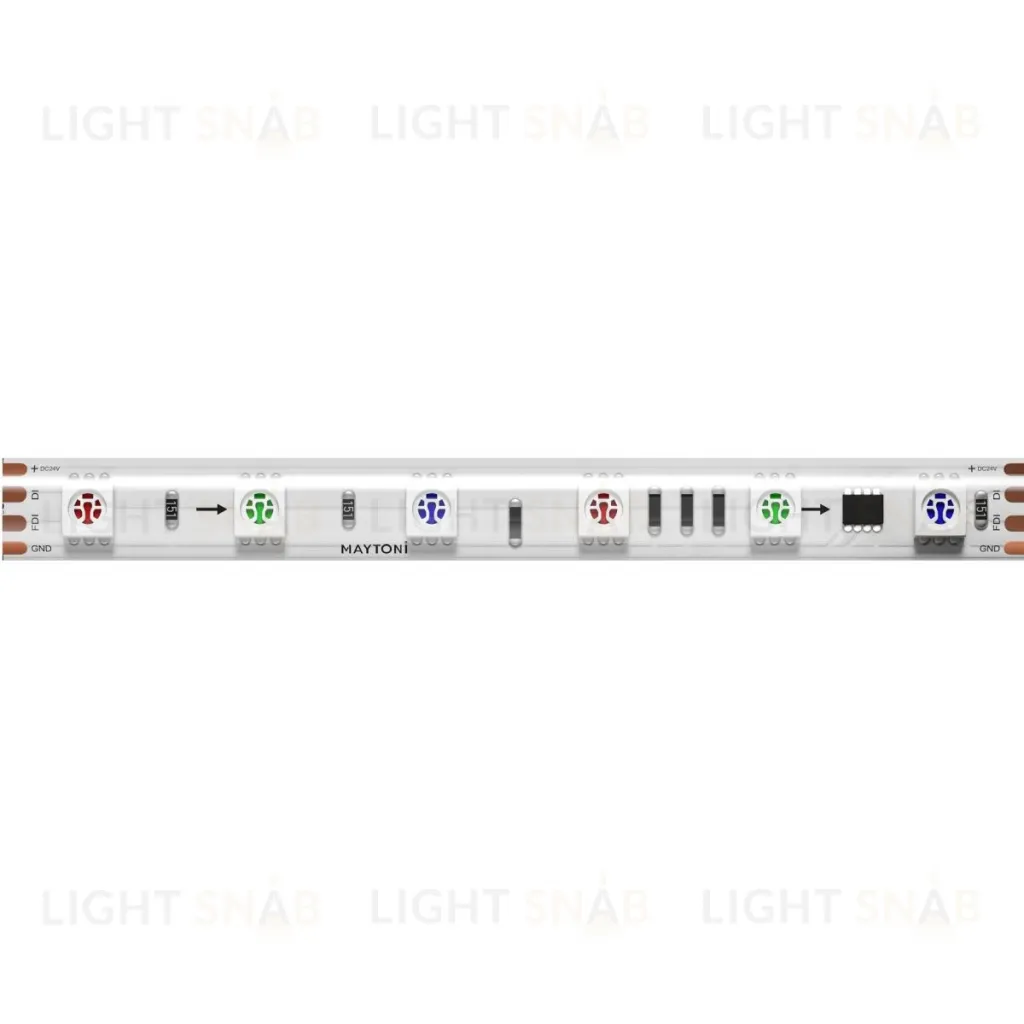 Светодиодная лента Maytoni Led Strip 24В 5050 14,4Вт/м RGB 5м IP65 201247 201247