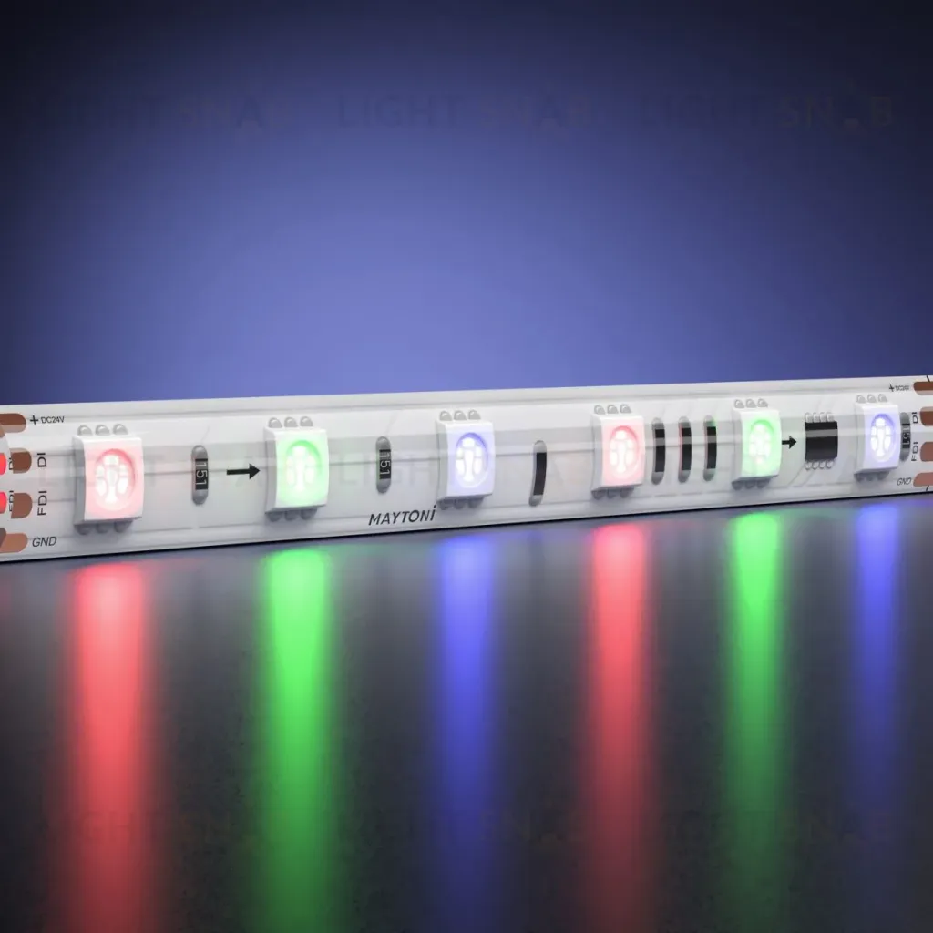 Светодиодная лента Maytoni Led Strip 24В 5050 14,4Вт/м RGB 5м IP65 201247 201247