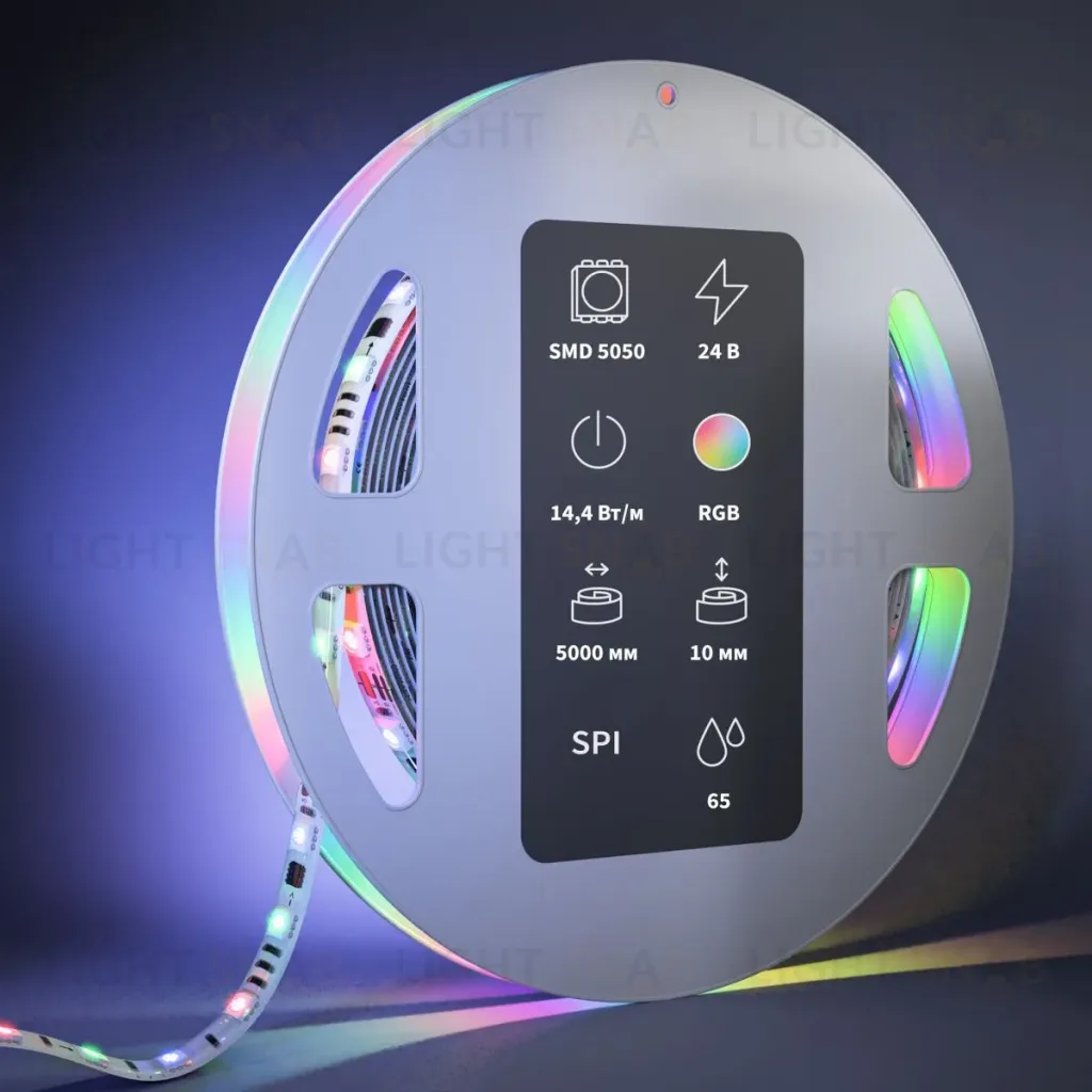 Светодиодная лента Maytoni Led Strip 24В 5050 14,4Вт/м RGB 5м IP65 201247 201247