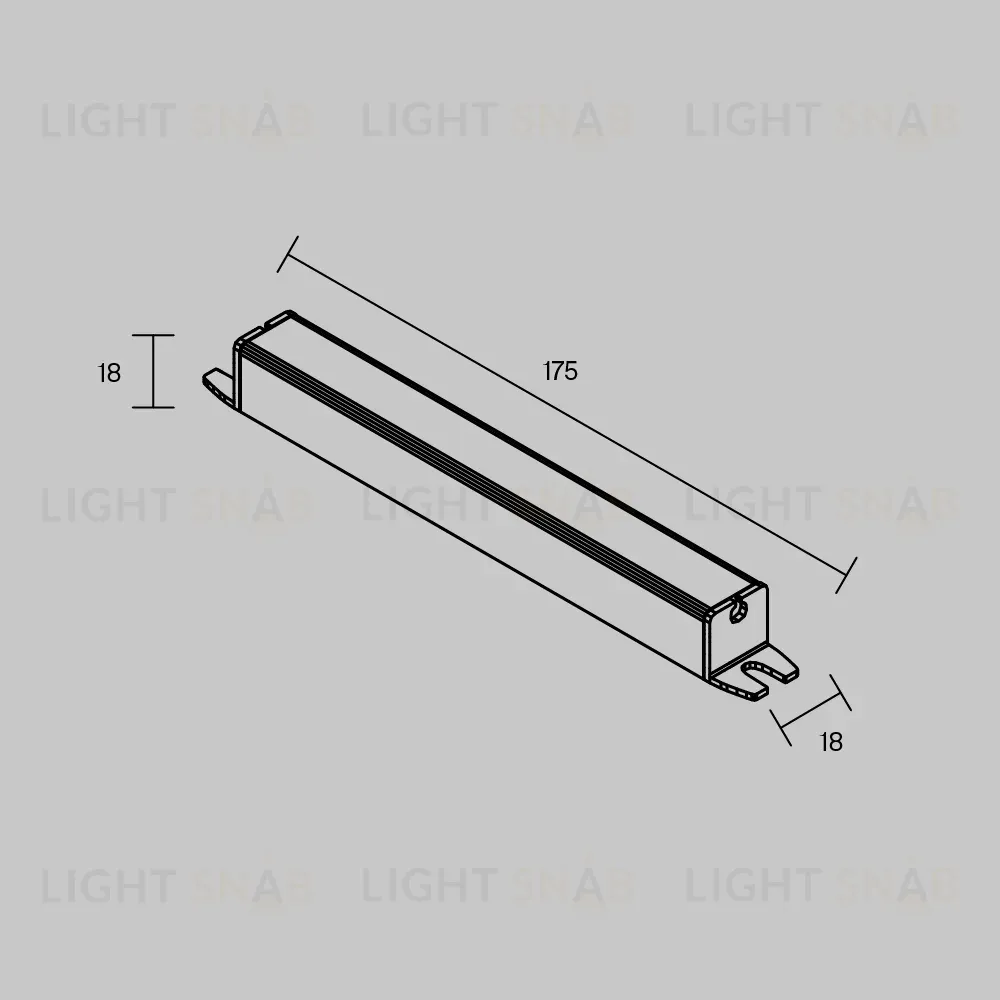 Блок питания Maytoni Led Strip PSL003 12В 24Вт IP20 811016 811016