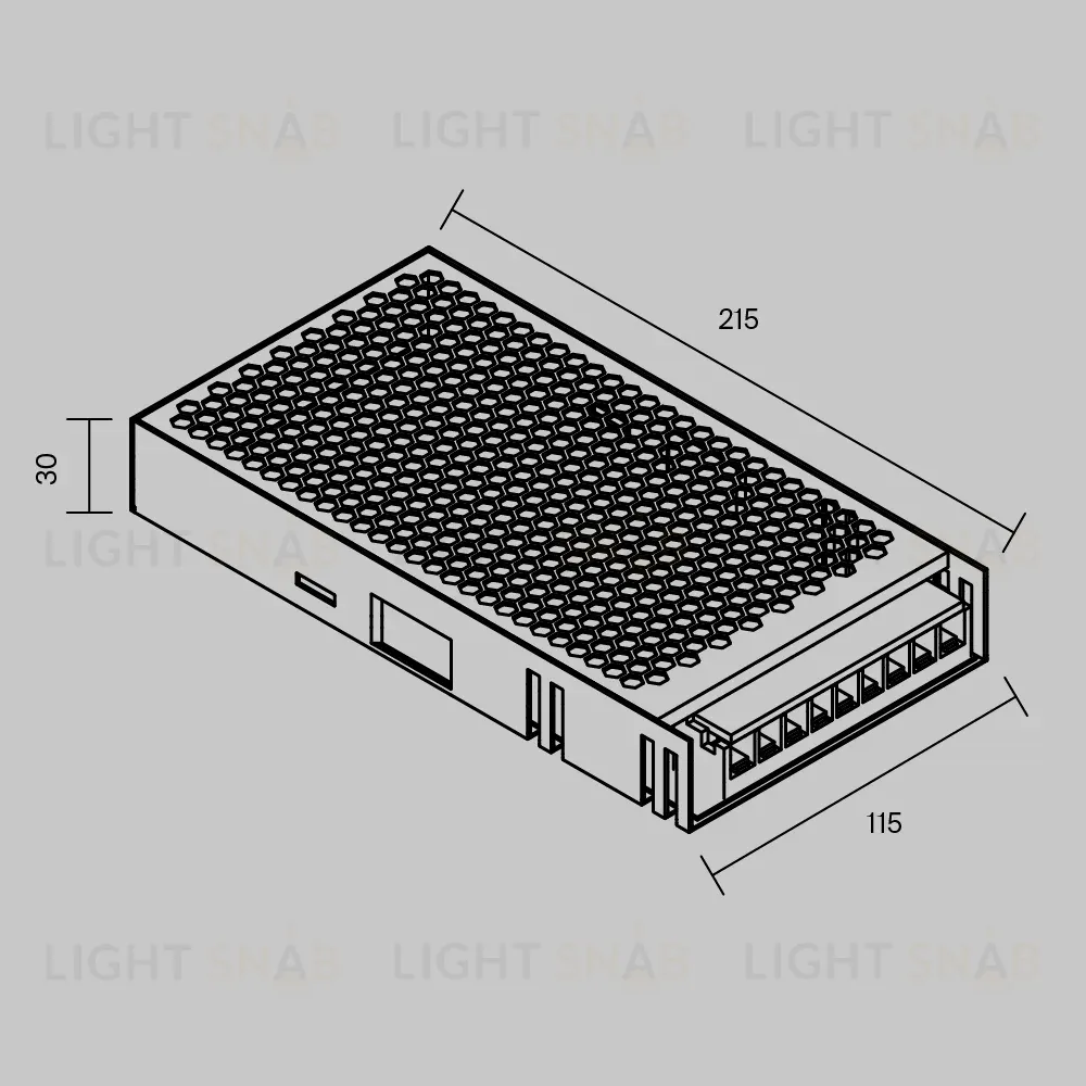 Блок питания Maytoni Led Strip PSL002 12В 250Вт IP20 811011 811011