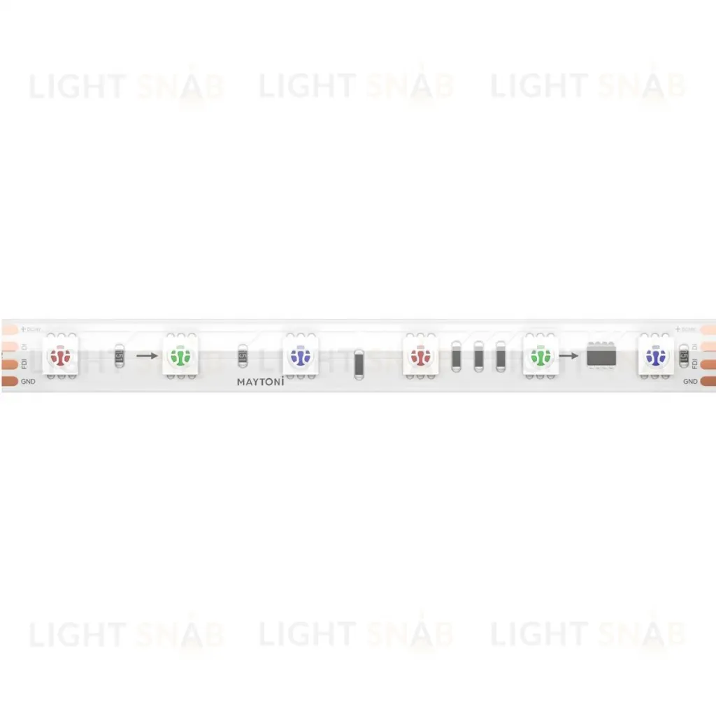 Светодиодная лента Maytoni Led Strip 24В 5050 14,4Вт/м RGB 5м IP68 201249 201249