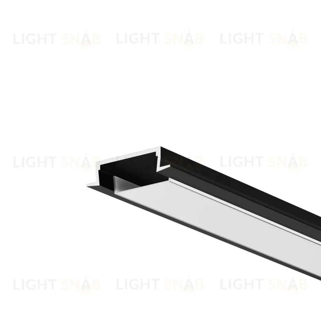 Алюминиевый профиль встраиваемый с накладным фланцем Maytoni Led Strip ALM-004-B-2M 632010 632010