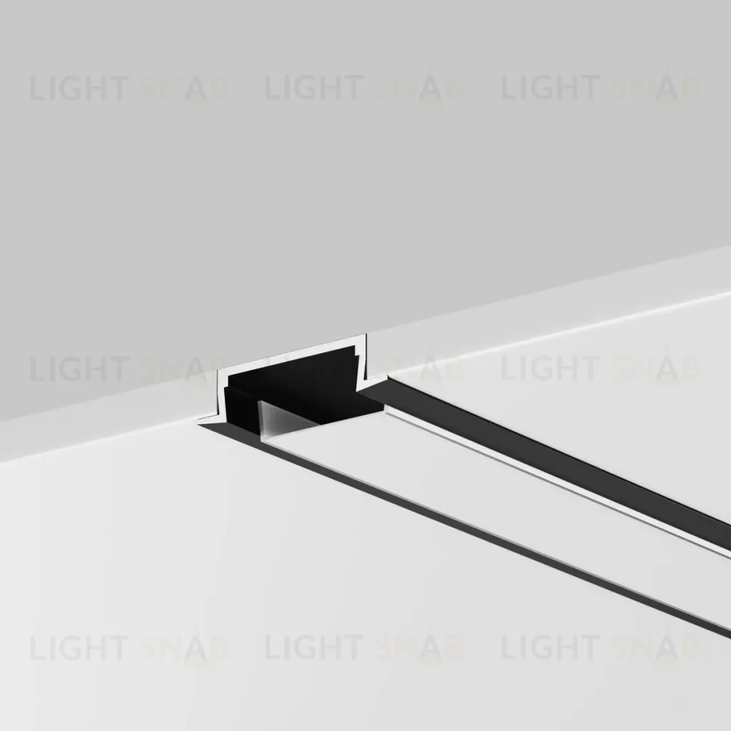 Алюминиевый профиль встраиваемый с накладным фланцем Maytoni Led Strip ALM-004-B-2M 632010 632010