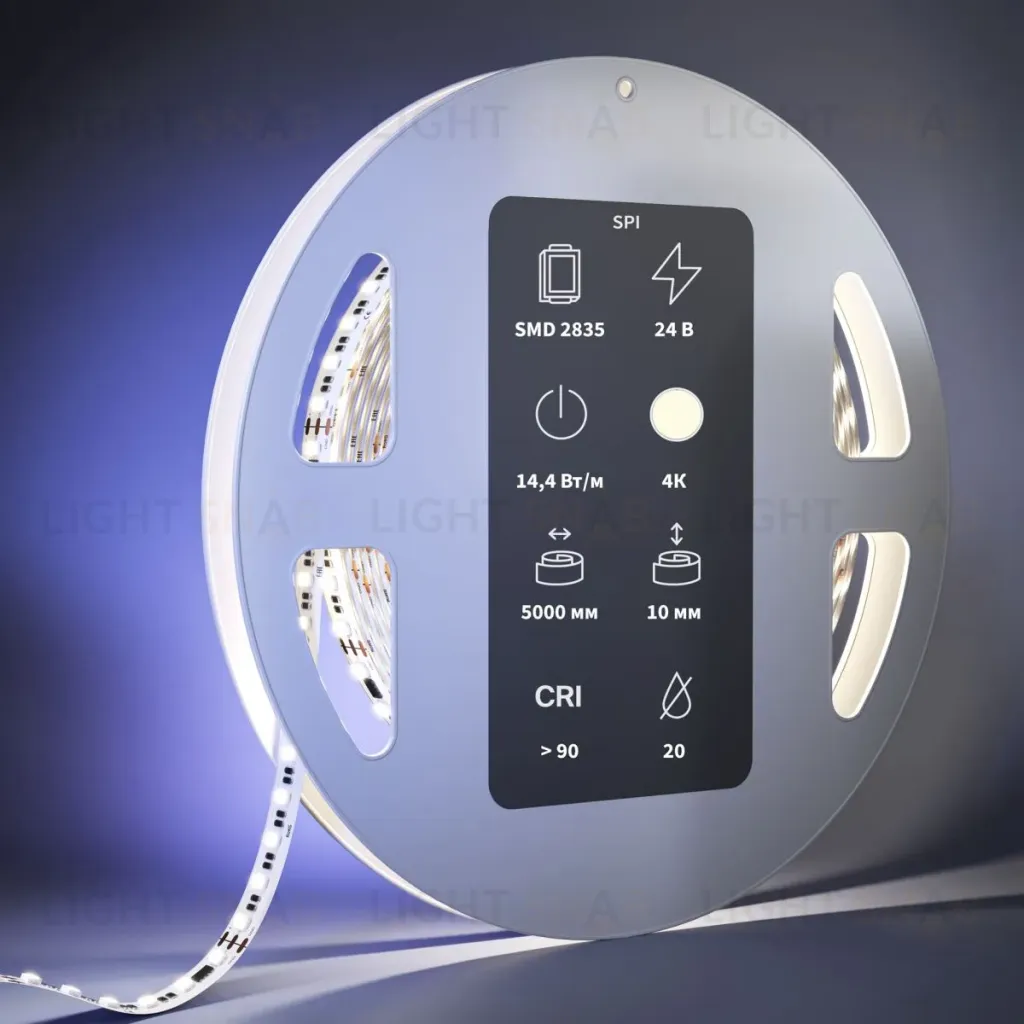 Светодиодная лента Maytoni Led Strip 24В 2835 14,4Вт/м 4000K 5м IP20 201253 201253