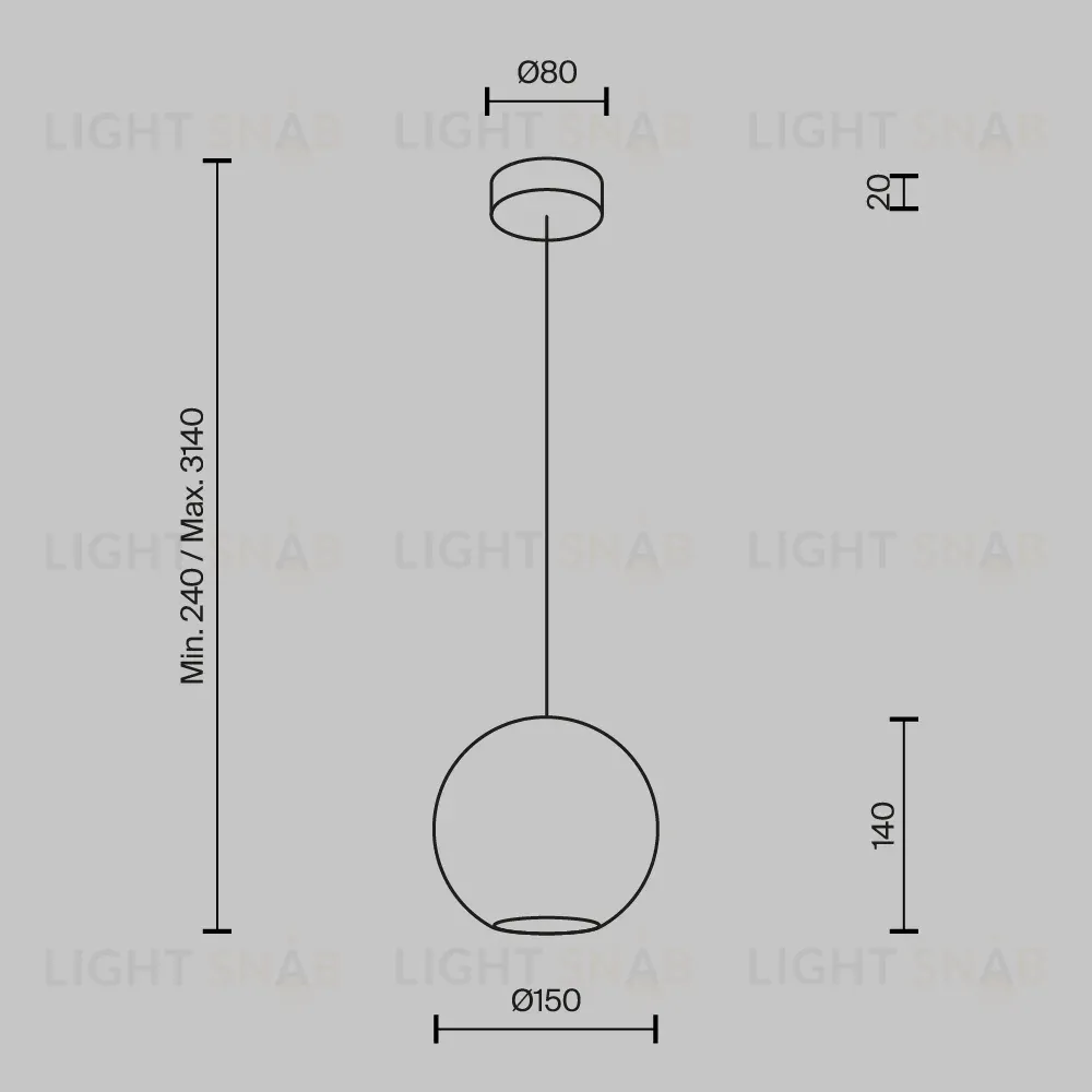 Подвесной светильник Maytoni Paparazzi MOD437PL-01BG MOD437PL-01BG
