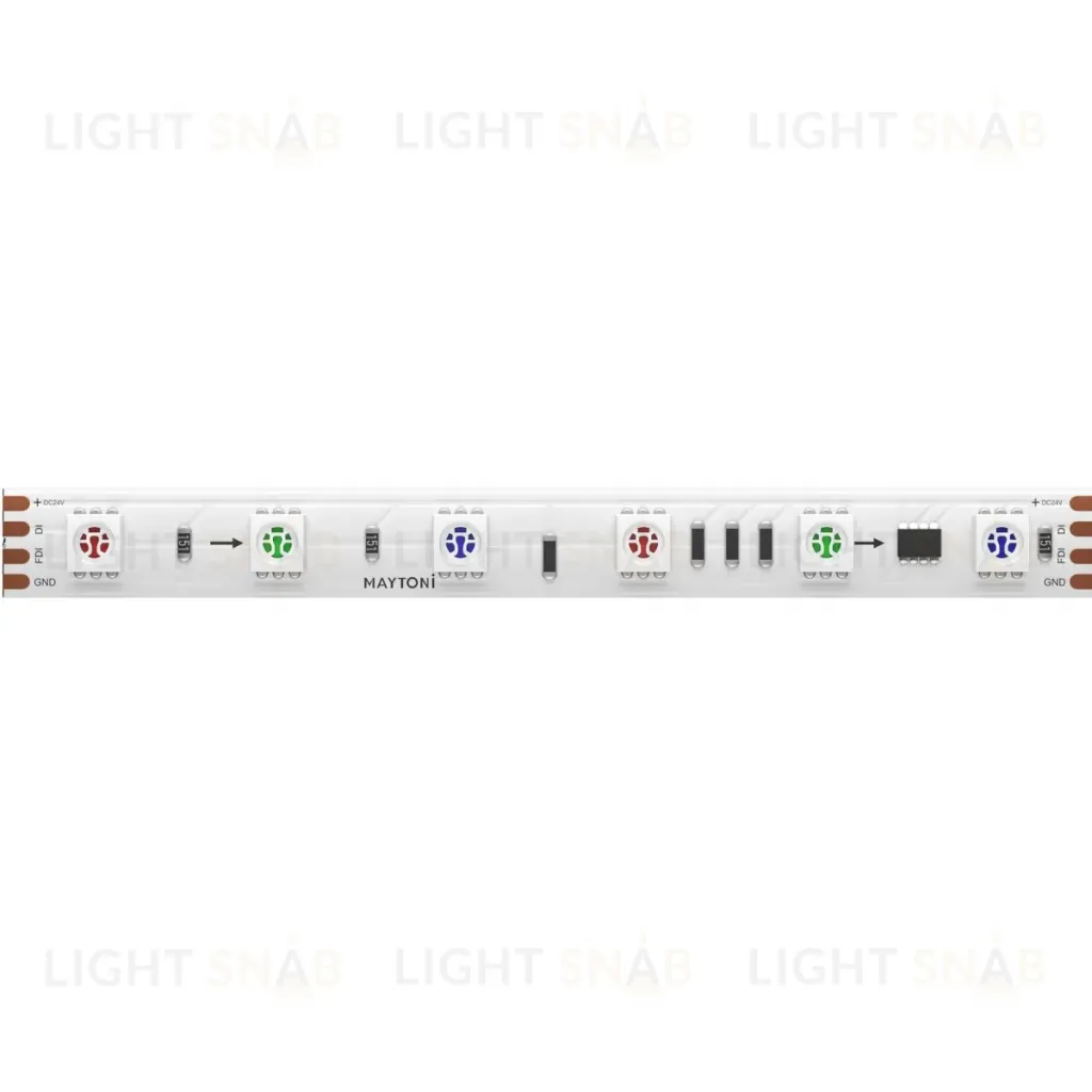 Светодиодная лента Maytoni Led Strip 24В 5050 14,4Вт/м RGB 5м IP20 201246 201246