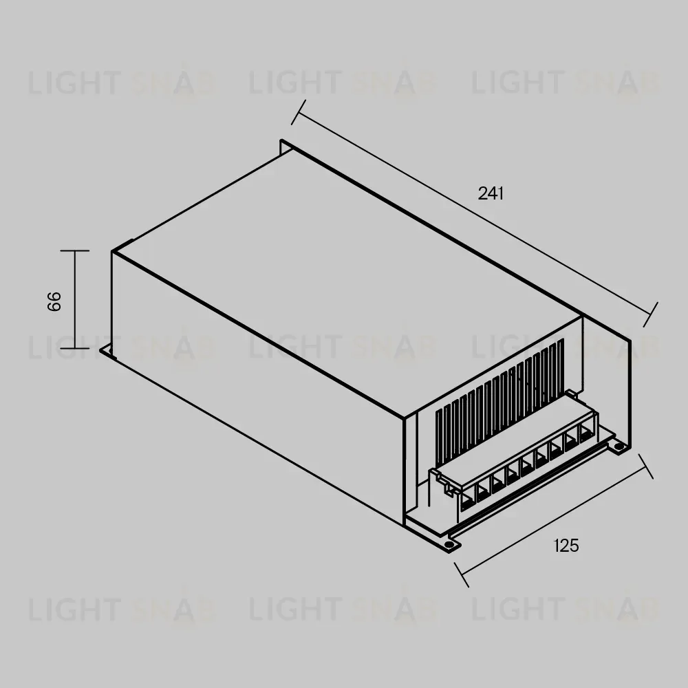 Блок питания Maytoni Led Strip PSL002 12В 600Вт IP20 811015 811015