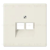 Накладка 2-ой наклонной ТЛФ/комп розетки JUNG LS 990 LS969-2UA LS969-2UA