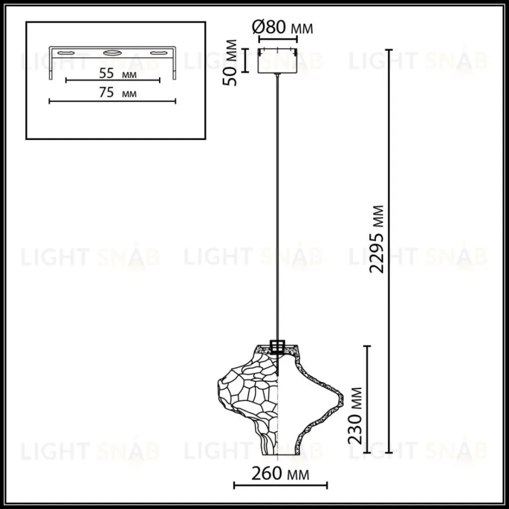 Подвесной светильник Odeon Light L-Vision Ordi 5107/3LA 5107/3LA