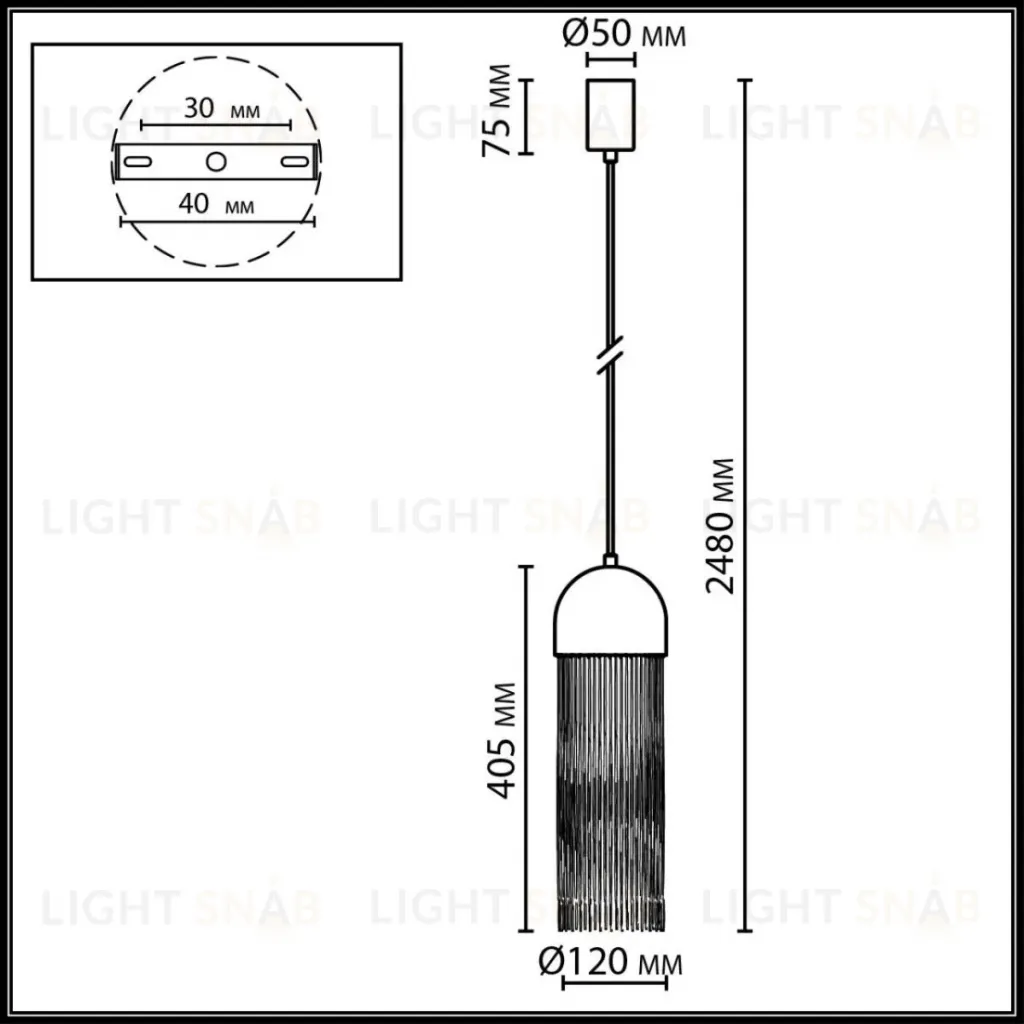 Подвесной светильник Odeon Light Ecodesign Cork 7073/1 7073/1