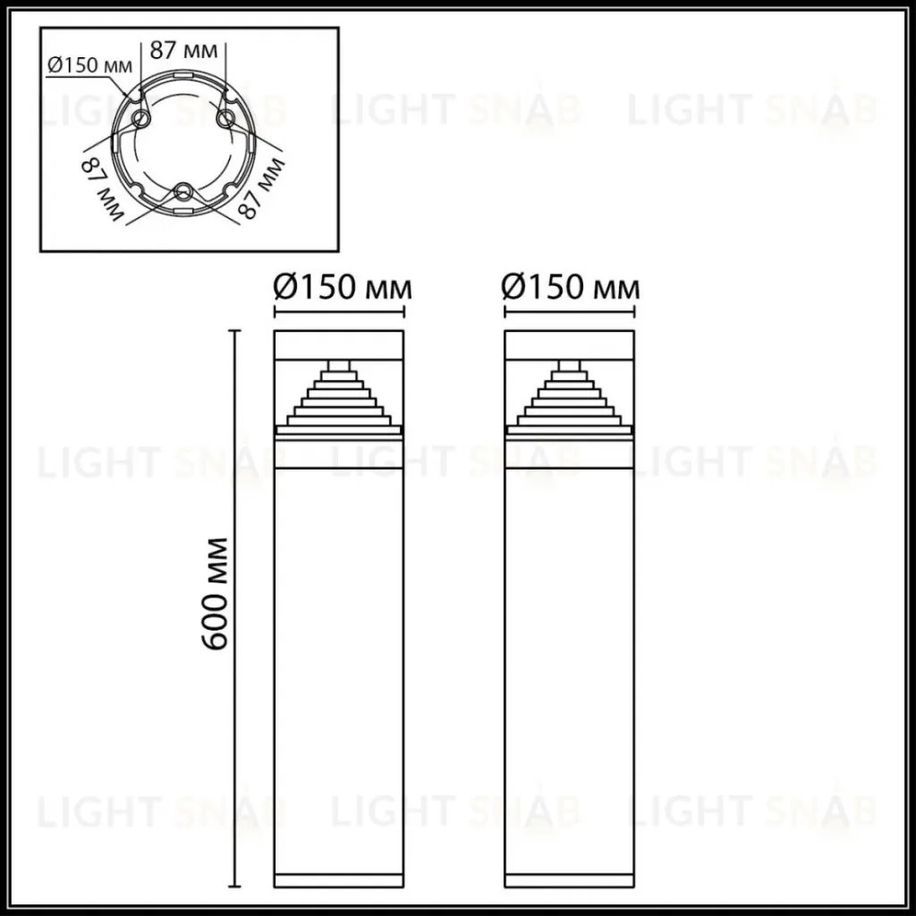 Ландшафтный светильник Odeon Light Nature Hulk 7140/20GL 7140/20GL