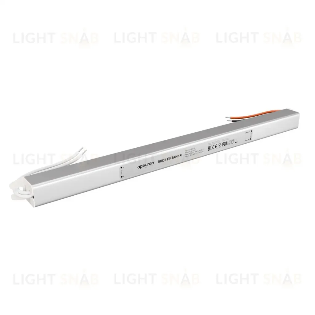 Блок питания Apeyron 24В, 60Вт, 200-264В, 2,5А, IP20 03-184 03-184