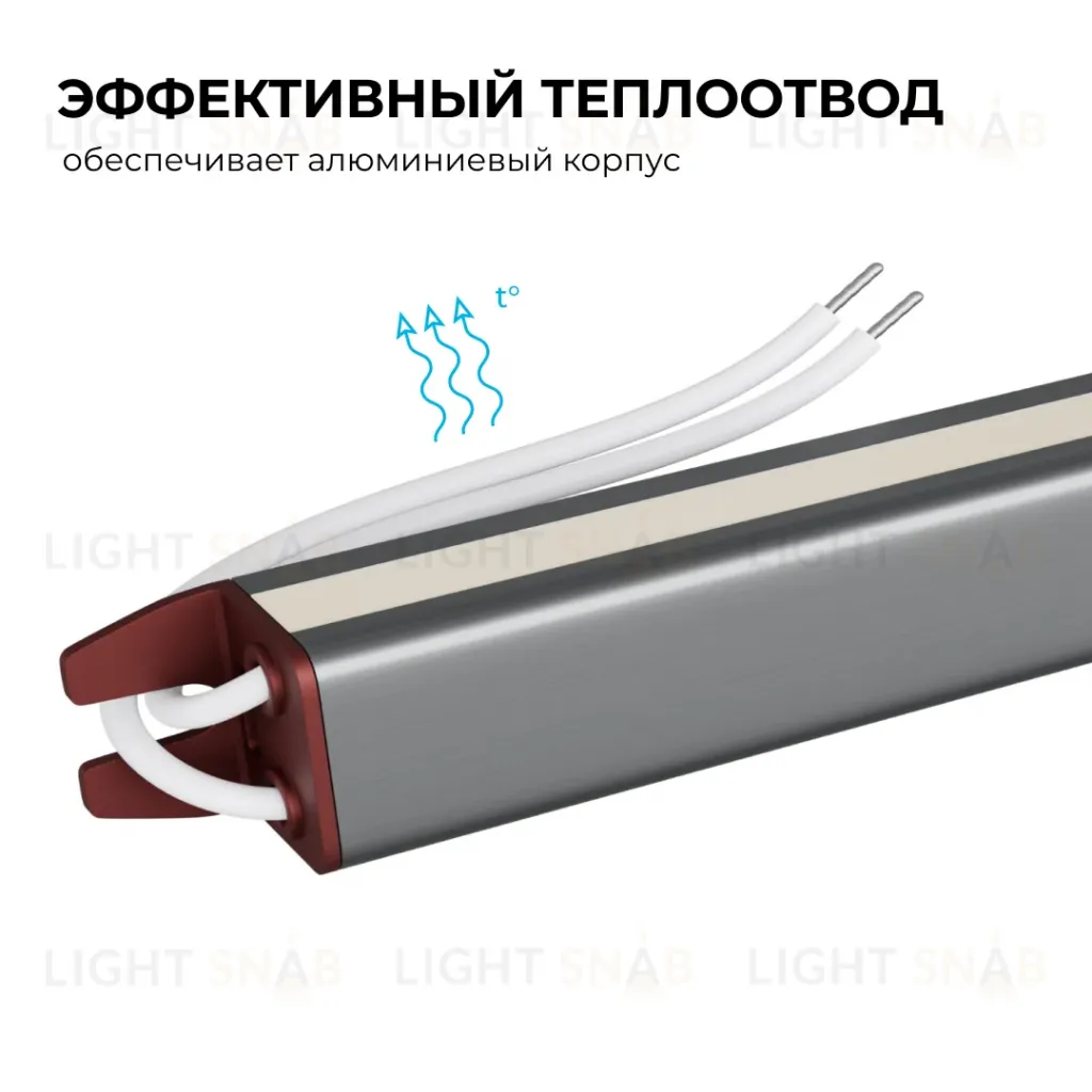 Блок питания Apeyron 24В, 60Вт, 200-264В, 2,5А, IP67 03-188 03-188
