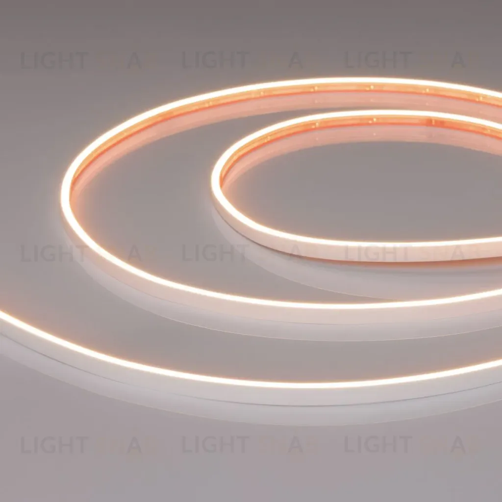 Светодиодная лента герметичная Arlight VELA-M240-2.5x6mm 24V Warm3000 (5 W/m, IP65, 5m) 053268 053268