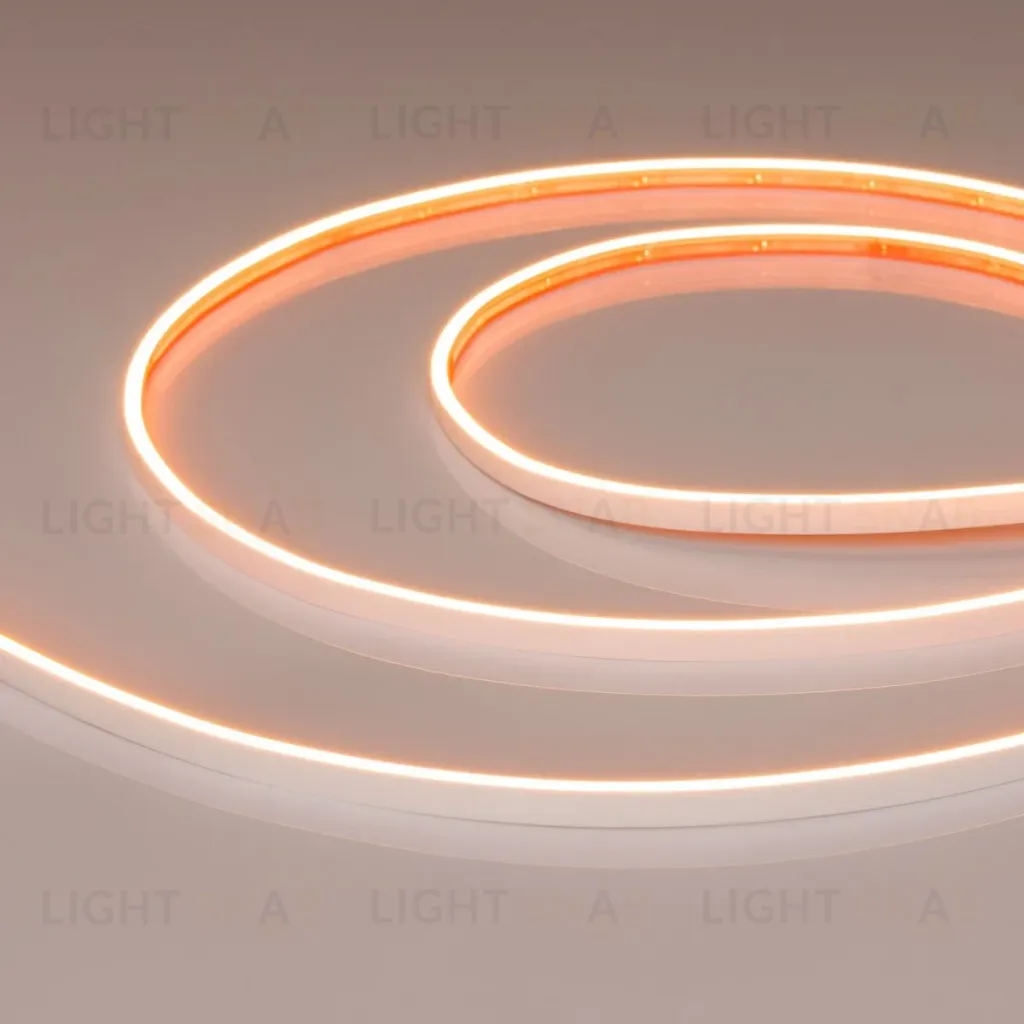 Светодиодная лента герметичная Arlight VELA-M240-2.5x6mm 24V Warm2400 (5 W/m, IP65, 5m) 053270 053270
