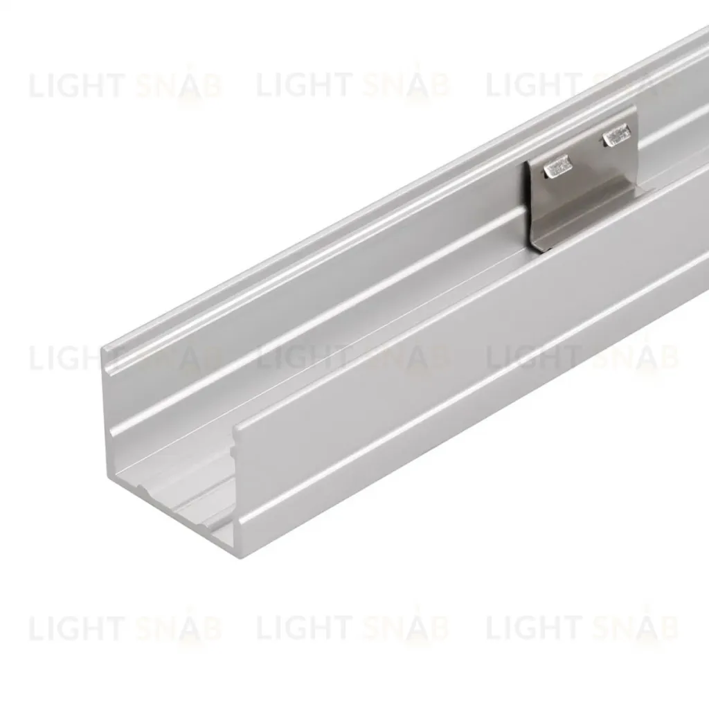 Профиль с экраном Arlight ARH-CH17-2000-ANOD (Алюминий) 055692 055692