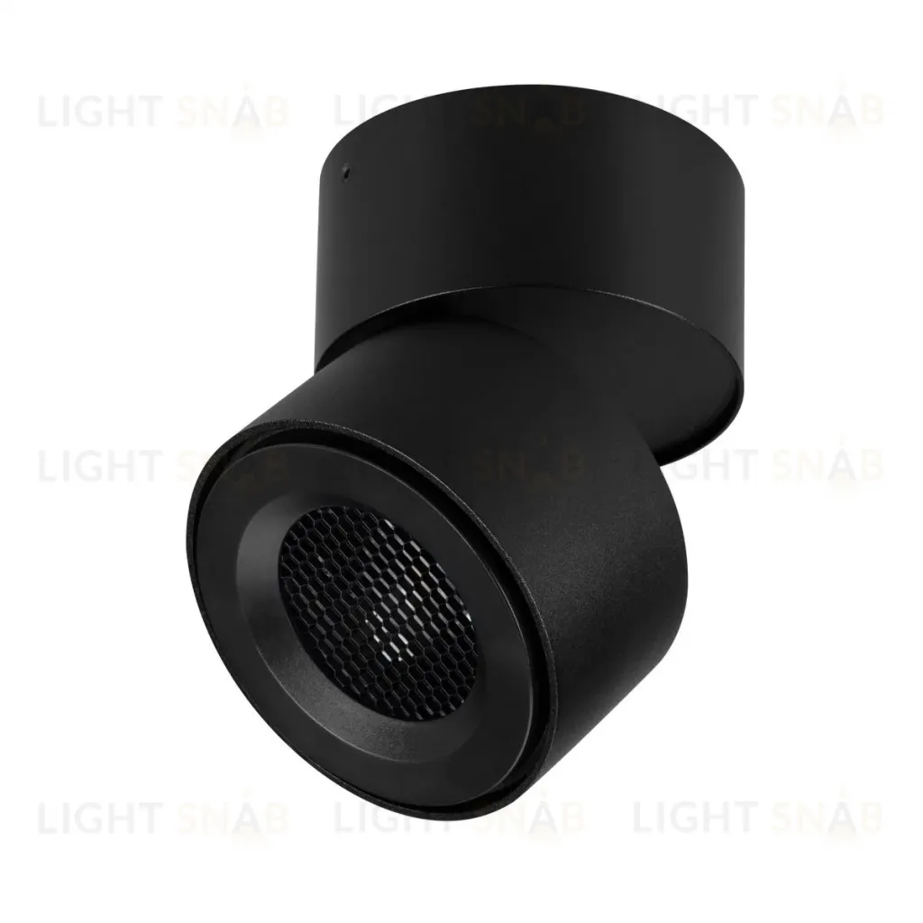 Спот Arlight SP-POINT-SURFACE-R85-12W Warm3200-MIX (BK, 36 deg, 230V) (IP20 Металл) 058606 058606