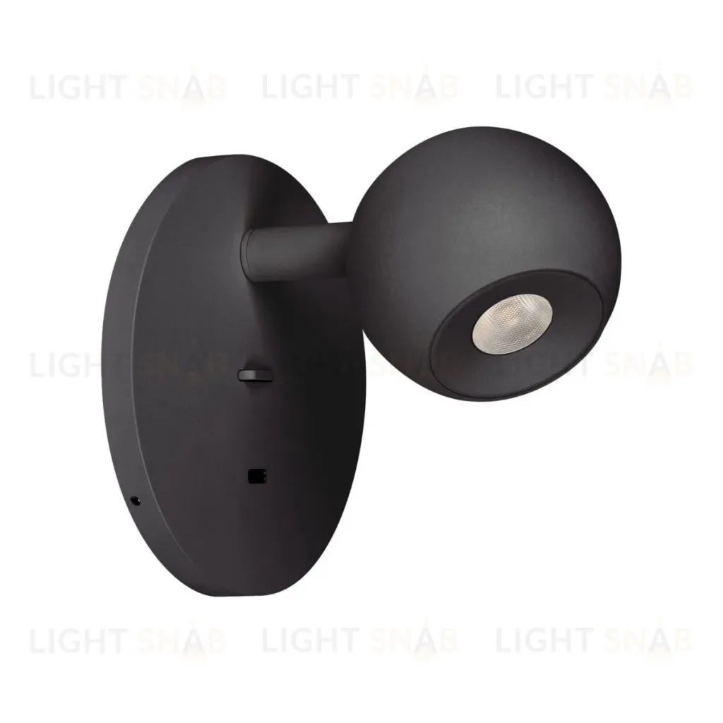 Настенный светильник Arlight SP-OTTORI-WALL-CHARGE-6W Warm3000 (BK, 30 deg, 230V, USB-C) (IP20 Металл) 058480 058480