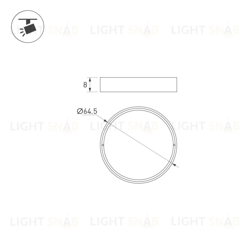 Фильтр Arlight LGD-ARTIFACT-SOFTEN-R65 (WH) (Металл) 057155 057155