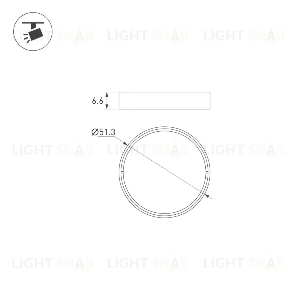 Светофильтр Arlight LGD-ARTIFACT-COLORFUL-FRAME-R55 (BK-YL) (Металл) 057129 057129