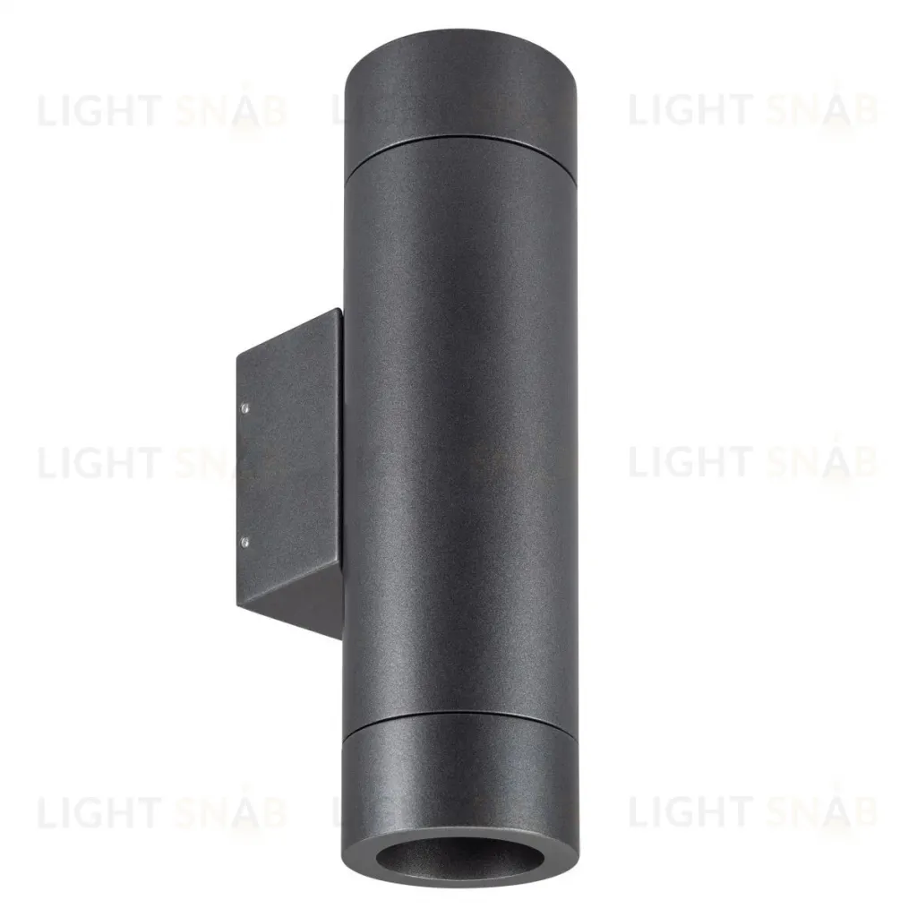 Уличный настенный светильник Arlight LGD-RAY-WALL-TWIN-R65-2x12W Warm3000 (GR, 6 deg, 230V) (IP65 Металл) 044231(1) 044231(1)