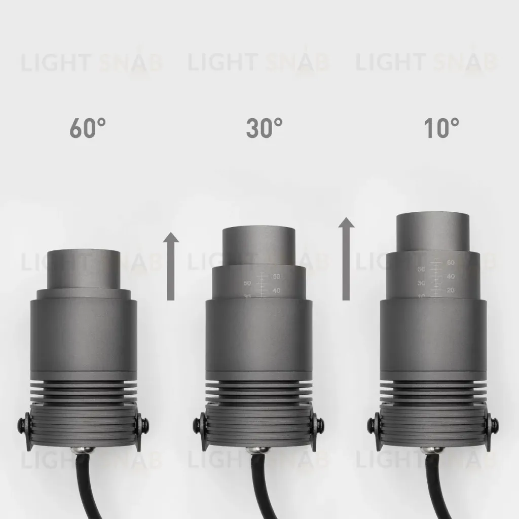 Уличный светильник Arlight ALT-RAY-ZOOM-R61-12W Warm3000 (DG, 10-60 deg, 230V) (IP67 Металл) 026447(2) 026447(2)