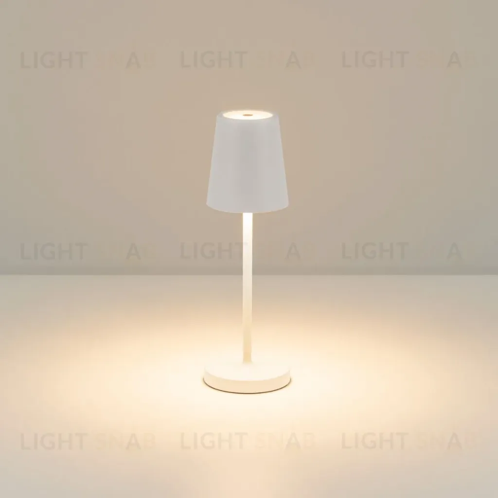 Настольная лампак с аккумулятором Arlight SP-DAISY-TAB-1.5W Warm3000-MIX (WH, 90 deg) (IP54 Металл) 044378 044378