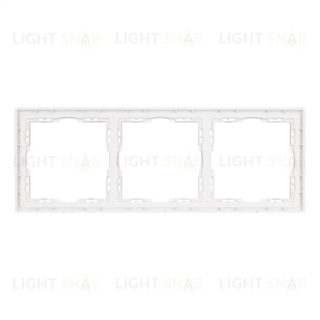 Рамка пластиковая Arlight FRM-NOBE-SFPL-3-WH 054219 054219