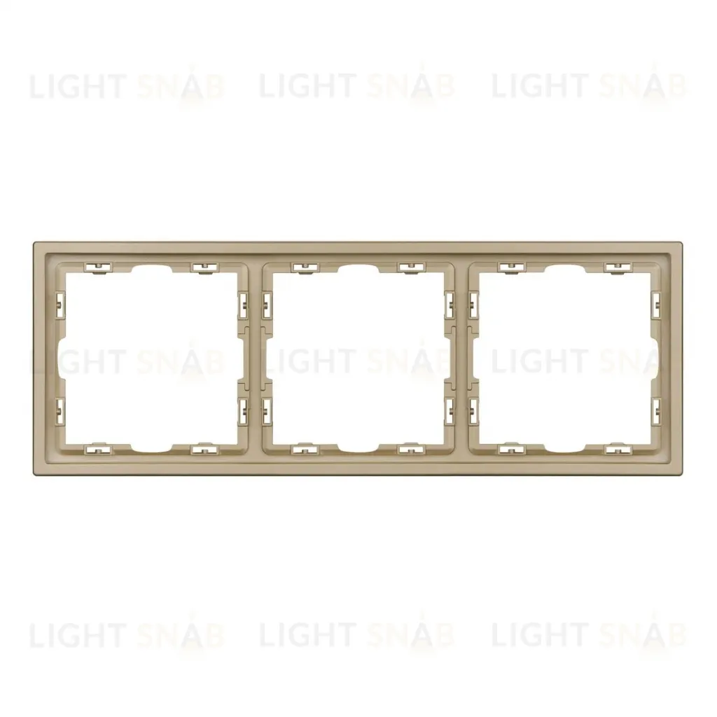 Рамка пластиковая Arlight FRM-NOBE-SFPL-3-GD 054221 054221