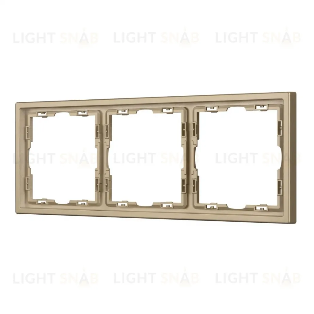 Рамка пластиковая Arlight FRM-NOBE-SFPL-3-GD 054221 054221