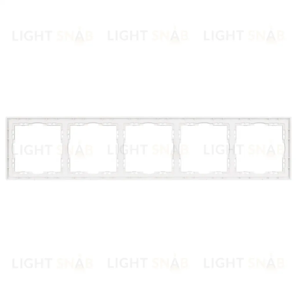 Рамка пластиковая Arlight FRM-NOBE-SFPL-5-WH 054227 054227
