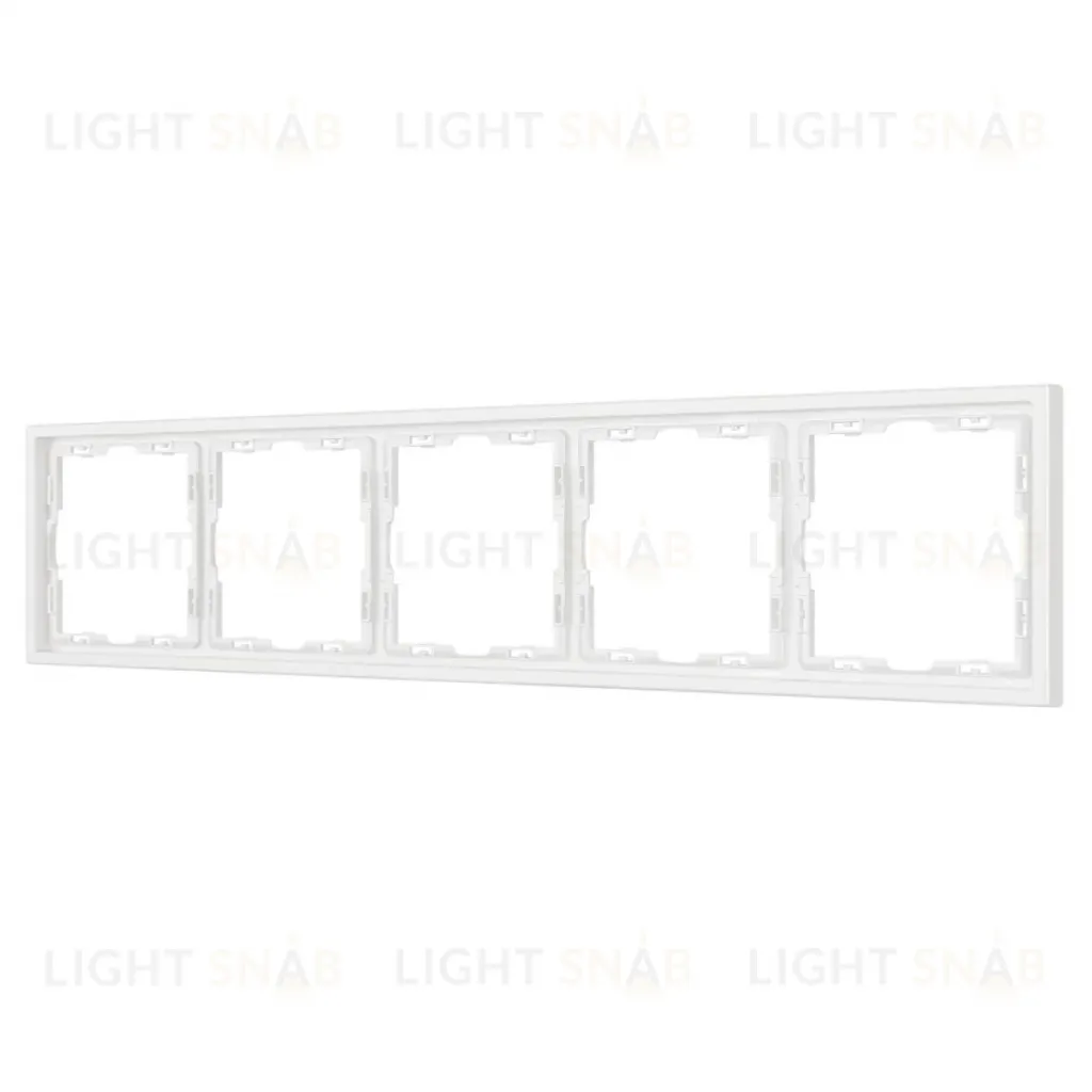 Рамка пластиковая Arlight FRM-NOBE-SFPL-5-WH 054227 054227