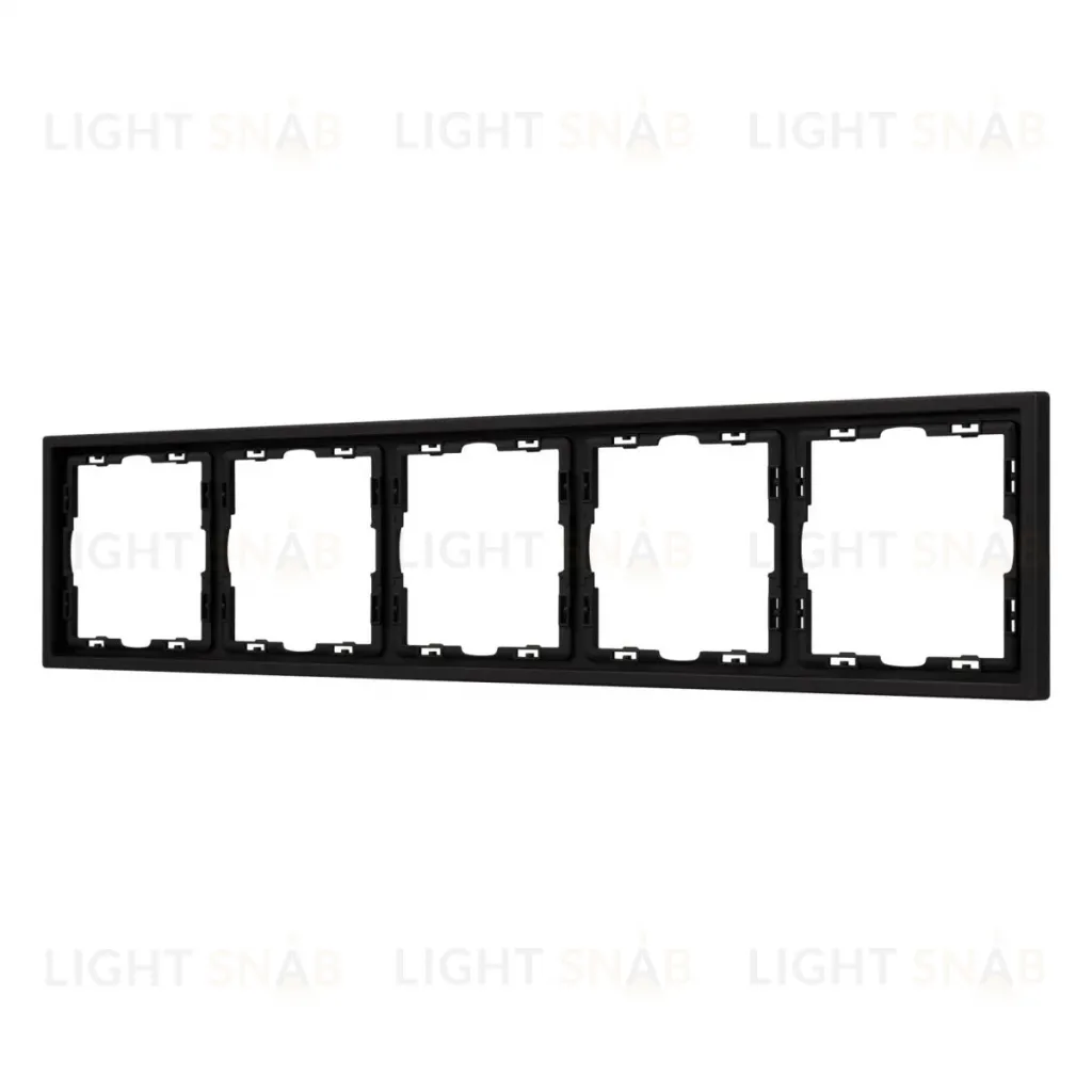 Рамка пластиковая Arlight FRM-NOBE-SFPL-5-BK 054228 054228