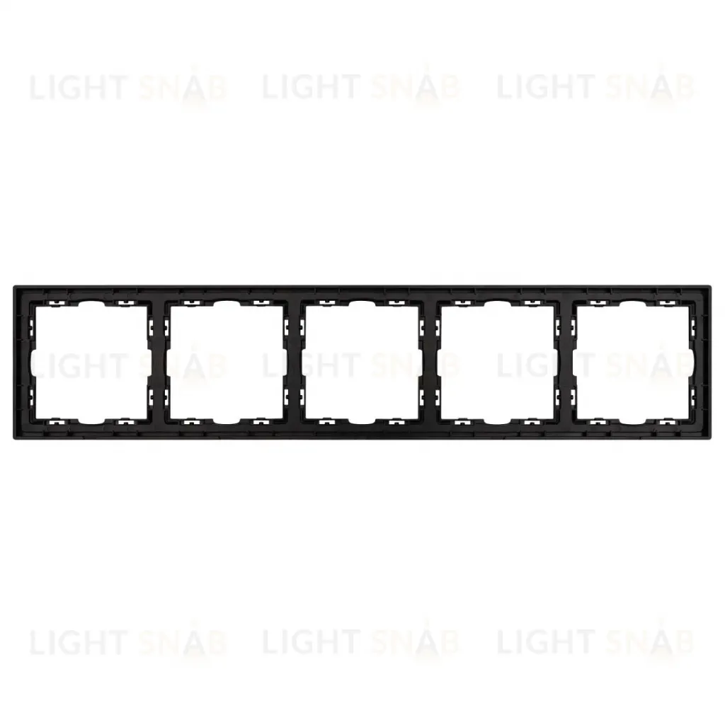 Рамка пластиковая Arlight FRM-NOBE-SFPL-5-BK 054228 054228