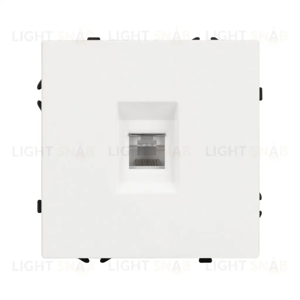 Механизм компьютерной розетки Arlight SCT-NOBE-MPC1-SFPL-WH (RJ-45, CAT6) 054304 054304