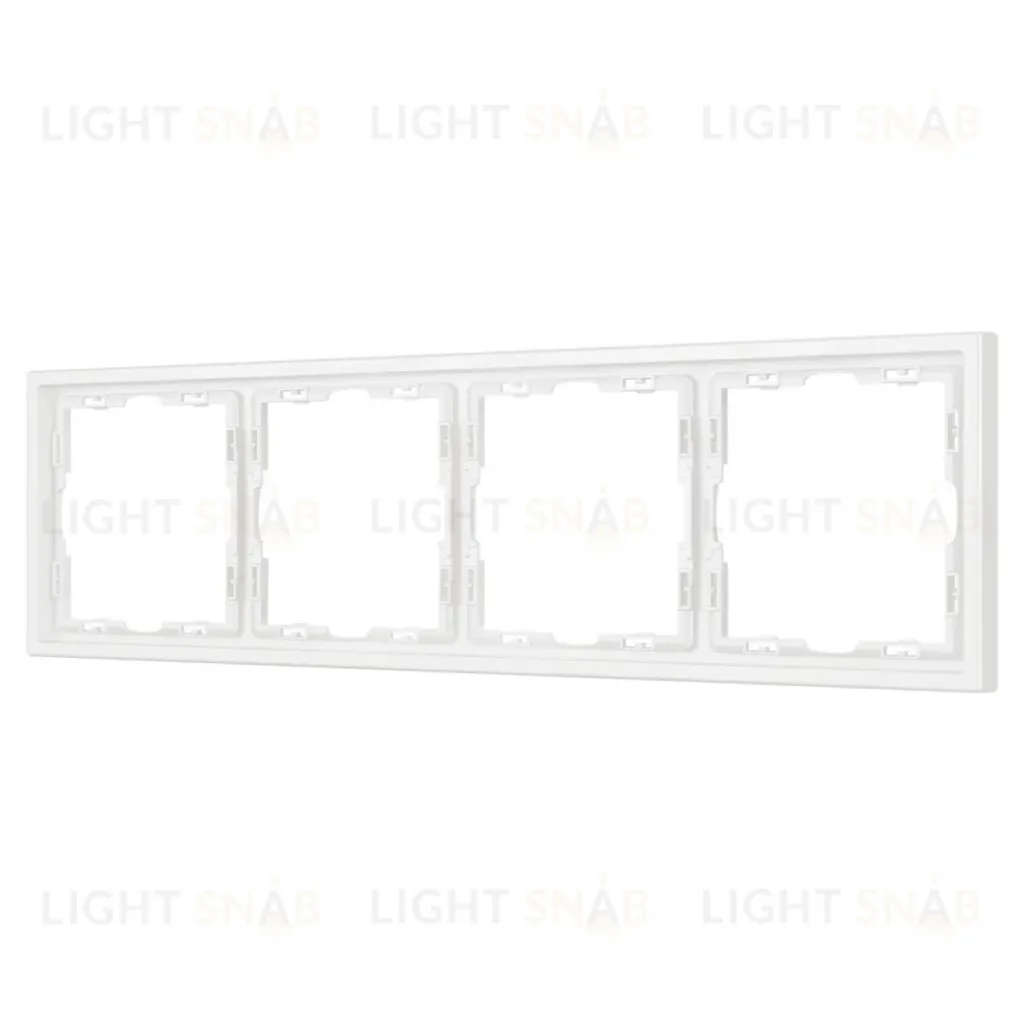 Рамка пластиковая Arlight FRM-NOBE-SFPL-4-WH 054223 054223