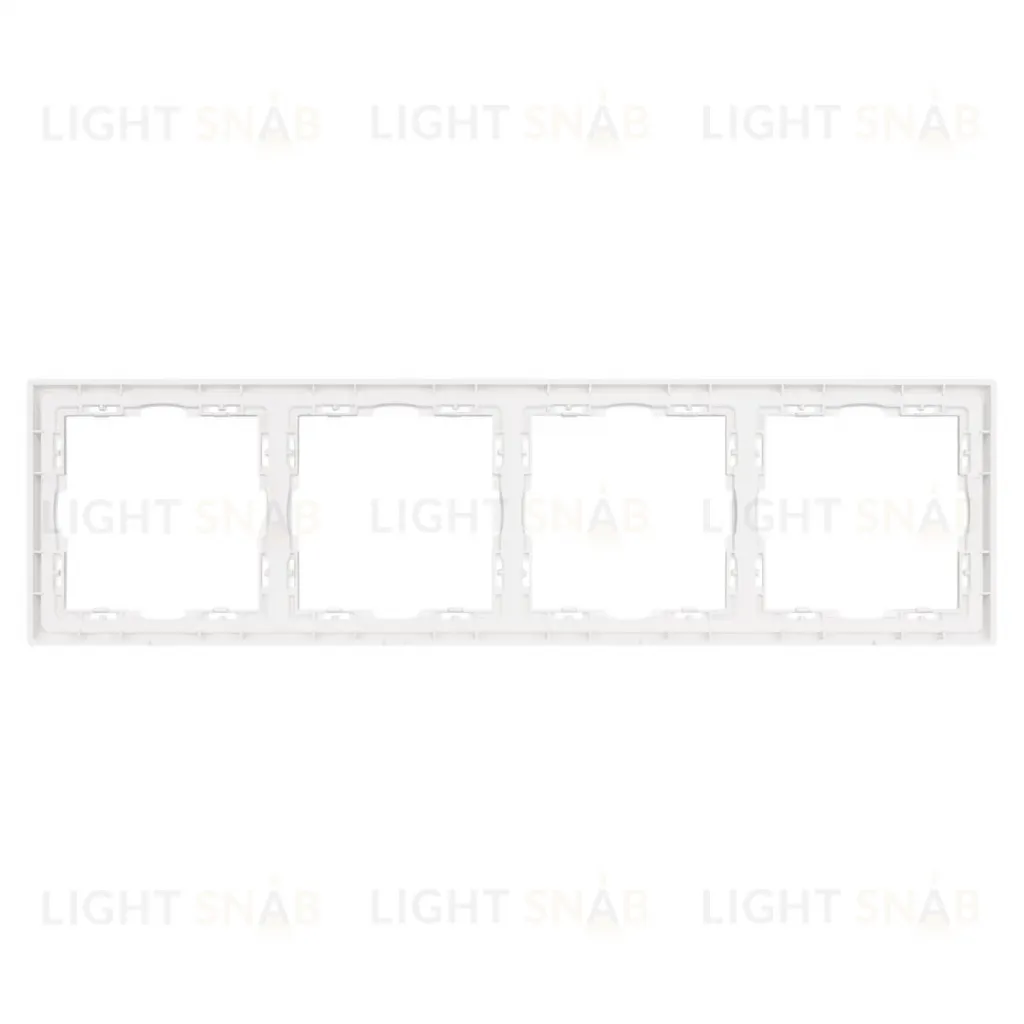 Рамка пластиковая Arlight FRM-NOBE-SFPL-4-WH 054223 054223