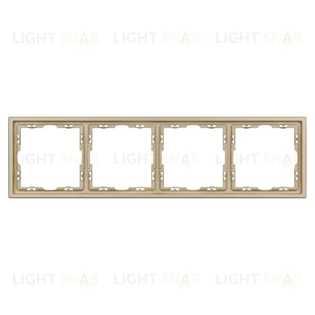 Рамка пластиковая Arlight FRM-NOBE-SFPL-4-GD 054225 054225