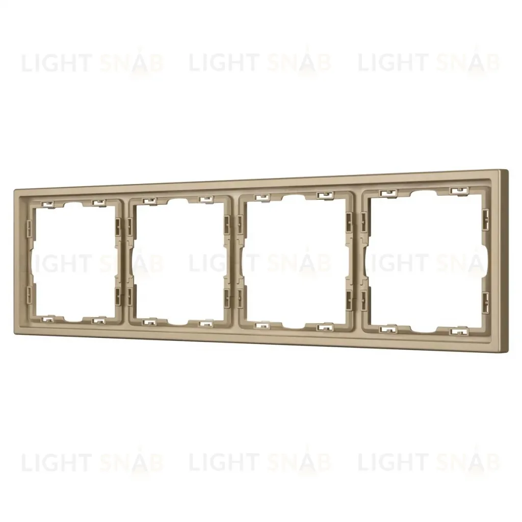 Рамка пластиковая Arlight FRM-NOBE-SFPL-4-GD 054225 054225