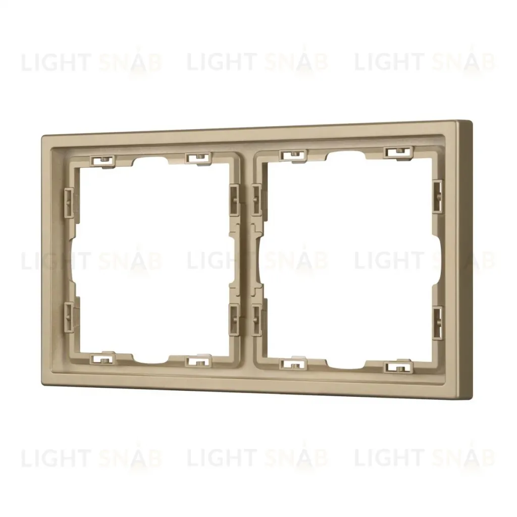 Рамка пластиковая Arlight FRM-NOBE-SFPL-2-GD 054217 054217