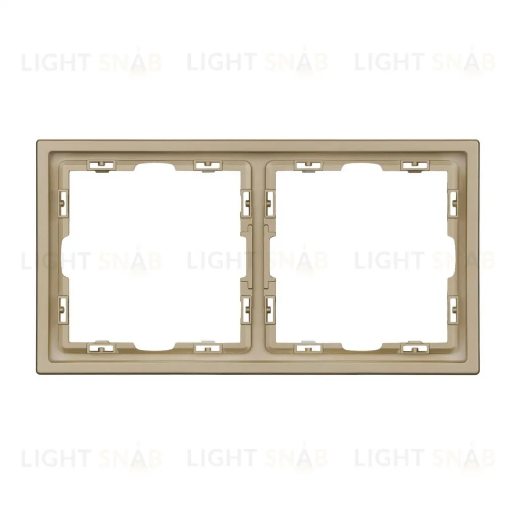 Рамка пластиковая Arlight FRM-NOBE-SFPL-2-GD 054217 054217