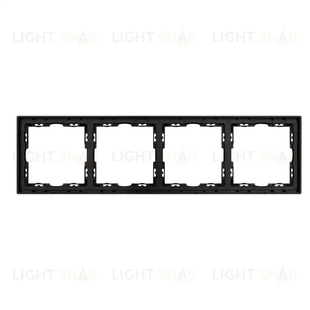 Рамка пластиковая Arlight FRM-NOBE-SFPL-4-BK 054224 054224