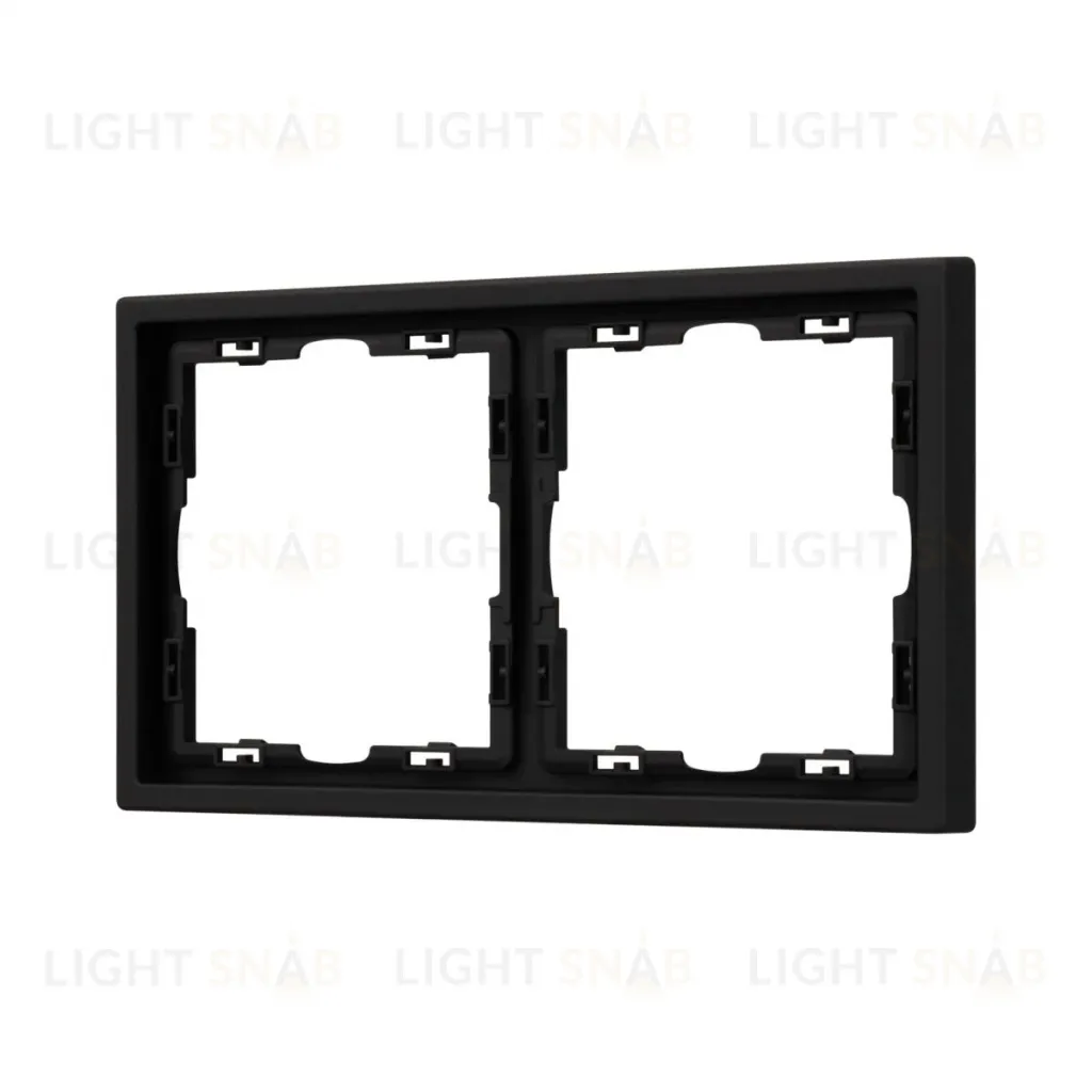 Рамка пластиковая Arlight FRM-NOBE-SFPL-2-BK 054216 054216