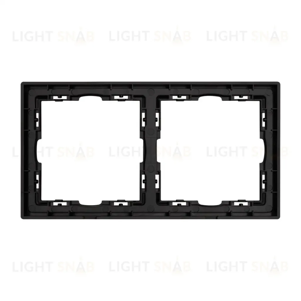 Рамка пластиковая Arlight FRM-NOBE-SFPL-2-BK 054216 054216