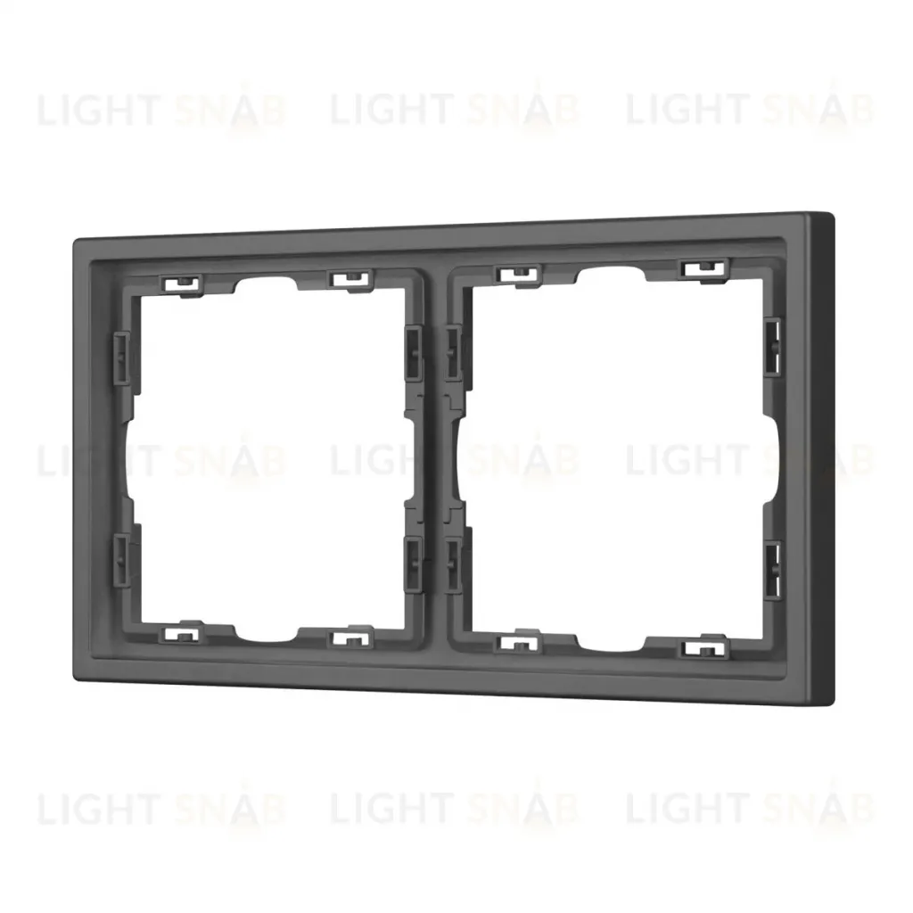 Рамка пластиковая Arlight FRM-NOBE-SFPL-2-GR 054218 054218