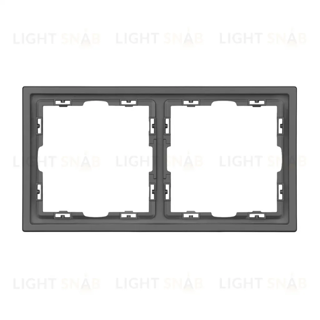 Рамка пластиковая Arlight FRM-NOBE-SFPL-2-GR 054218 054218
