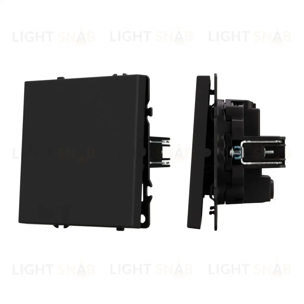 Механизм выключателя одноклавишный перекрестный Arlight SWT-NOBE-MKX1-SFPL-BK (230V, 10A) 054249 054249