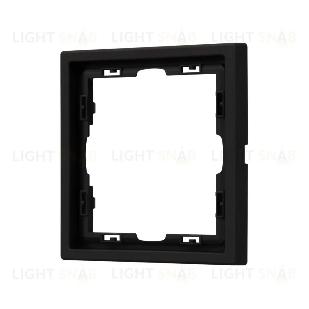 Рамка пластиковая Arlight FRM-NOBE-SFPL-1-BK 054212 054212