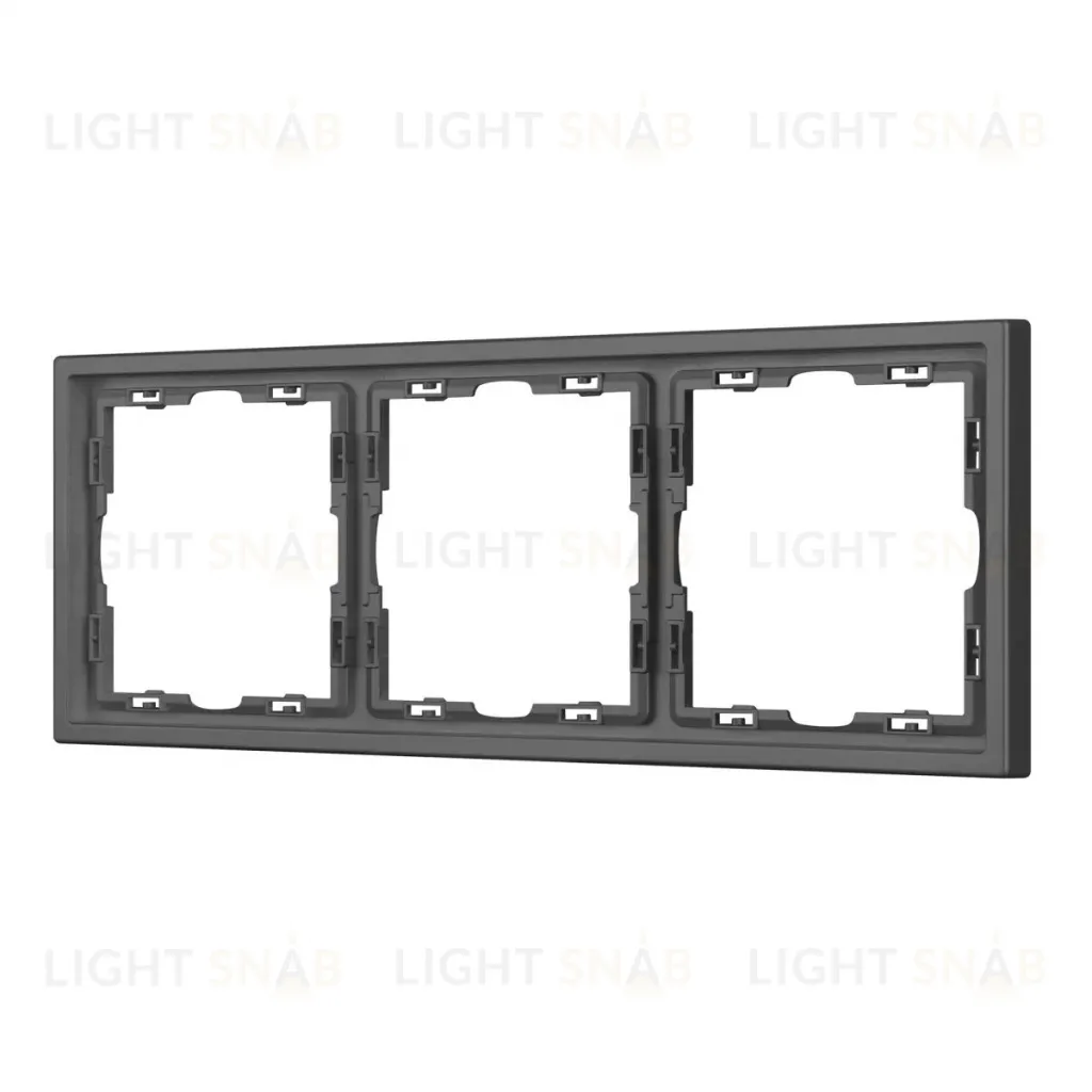Рамка пластиковая Arlight FRM-NOBE-SFPL-3-GR 054222 054222